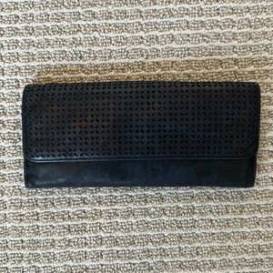 Hobo leather black wallet